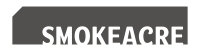 White Smokeacre logo presented within a dark grey box.