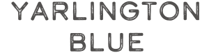Yarlington Blue Cheese Logo in a dark grey font presented on a light grey background.